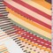 White/Brown Multi Abstract Stripe Power Mesh Fabric By the Yard